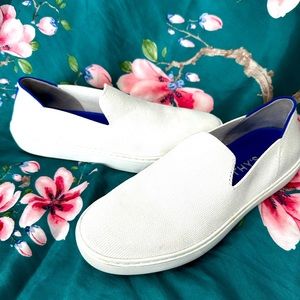 Rothy’s white size 8 original slip on